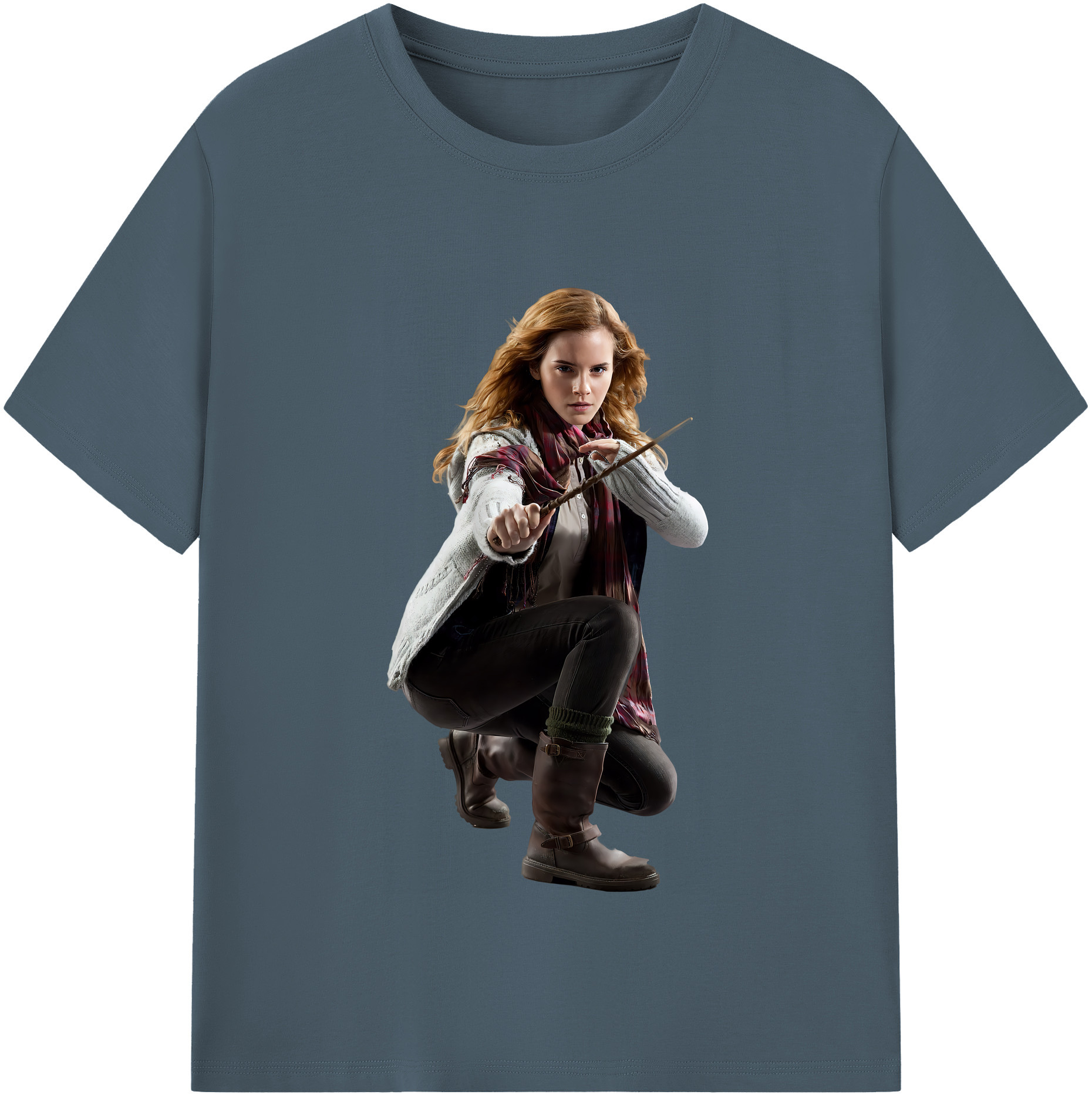 （画像用） Harry Potter ハリー・ポッターシリーズ 綿100％半袖Tシャツ（フロントプリント）